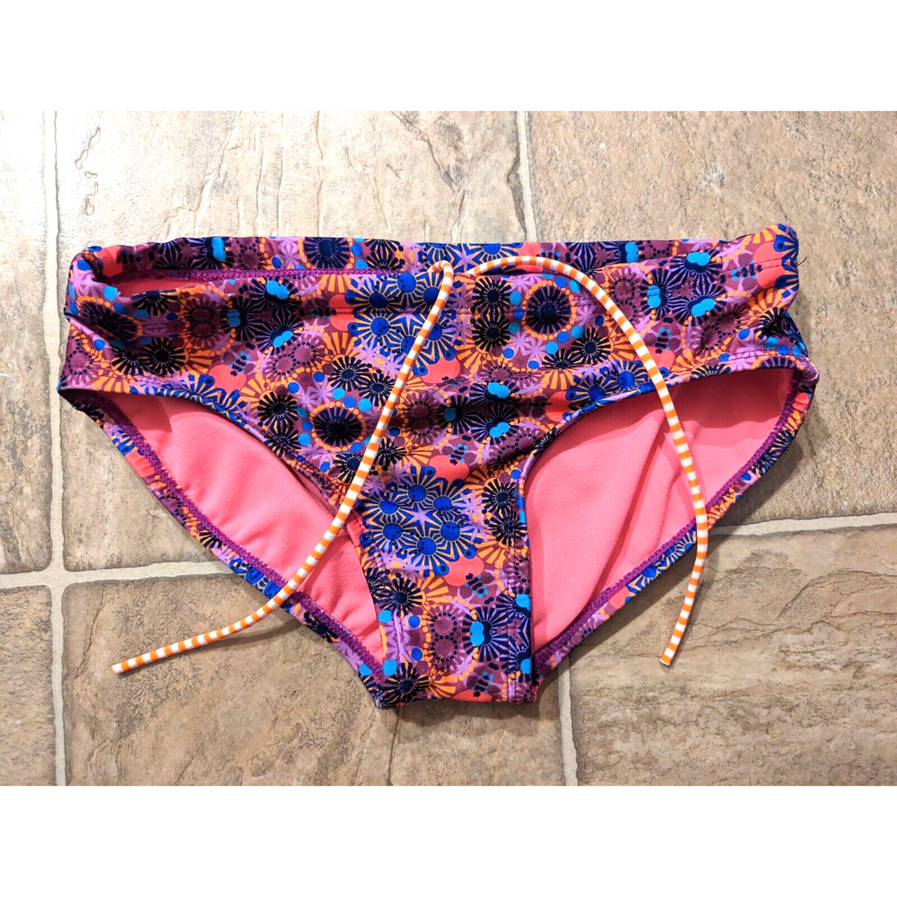 Dolphin Uglies sz 14 Girls Swimsuit Bikini Bottoms only multi color swim 2011